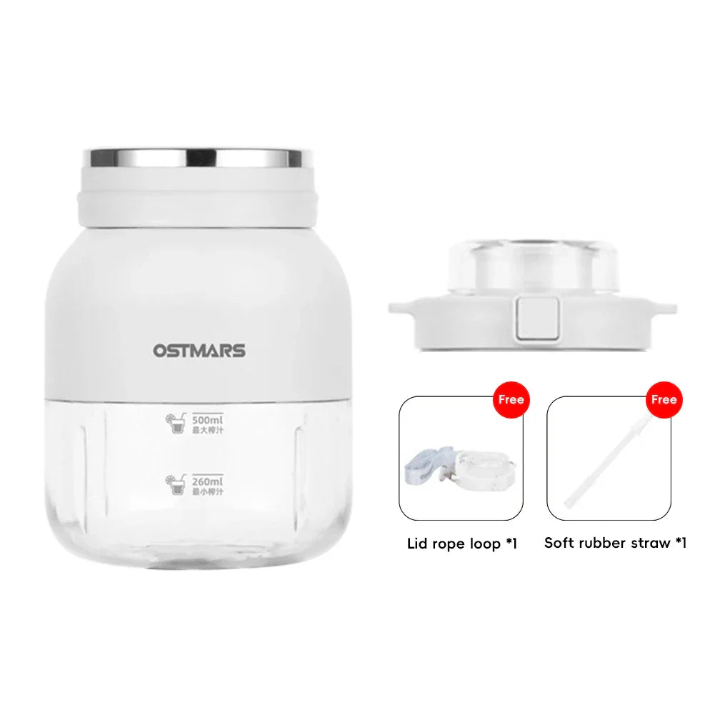 यात्रा र फिटनेसको लागि USB रिचार्जेबल पोर्टेबल ब्लेंडर कप ८०० मिली लीकप्रूफ ट्राइटन सामग्री भान्सा उपकरणहरू भान्सा उपकरणहरू