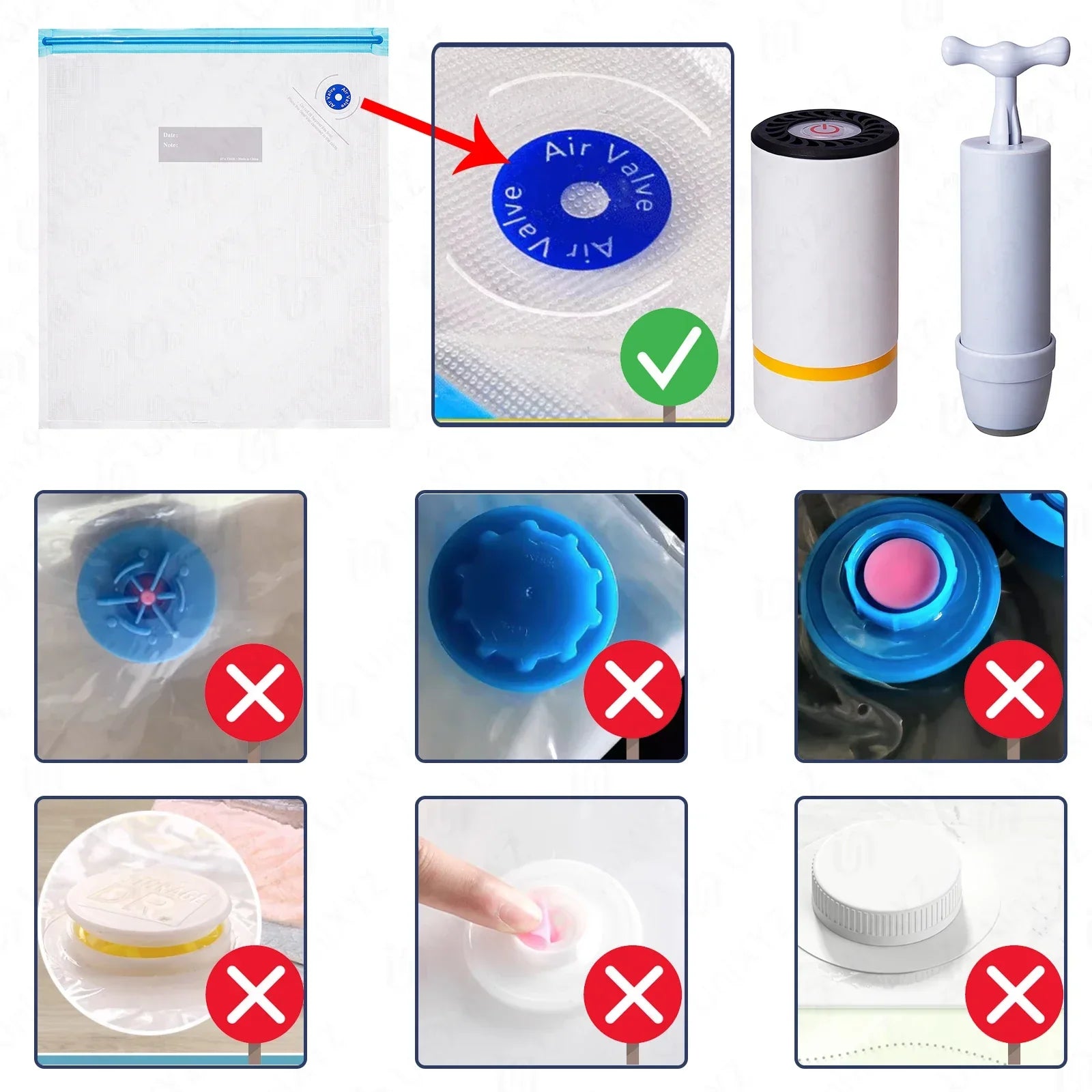 थ्रीडी प्रिन्टर फिलामेन्ट भण्डारण भ्याकुम सिलर ब्याग, सक्शन पम्प, भ्याकुम सिलरको लागि स्वचालित पम्प र ह्यान्ड पम्प