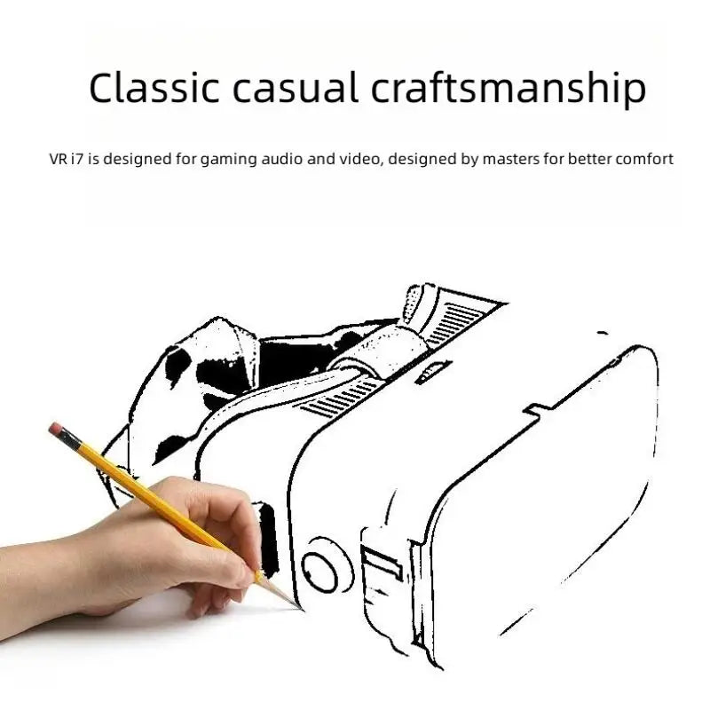 ४.७-६.१ इन्च एन्ड्रोइड स्मार्ट फोनहरूको लागि थ्रीडी भीआर चश्मा हेडसेट हेड-माउन्ट गरिएको समायोज्य भीआर भर्चुअल रियालिटी चलचित्र खेल हेलमेट