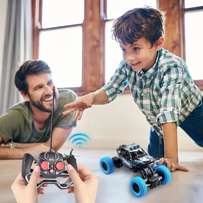 वयस्क र बालबालिकाका लागि वाटरप्रूफ हाई स्पीड आरसी कार खेलौना रिमोट कन्ट्रोल कार २.४G ४WD अफ रोड मोन्स्टर ट्रक खेलौना उपहारहरू