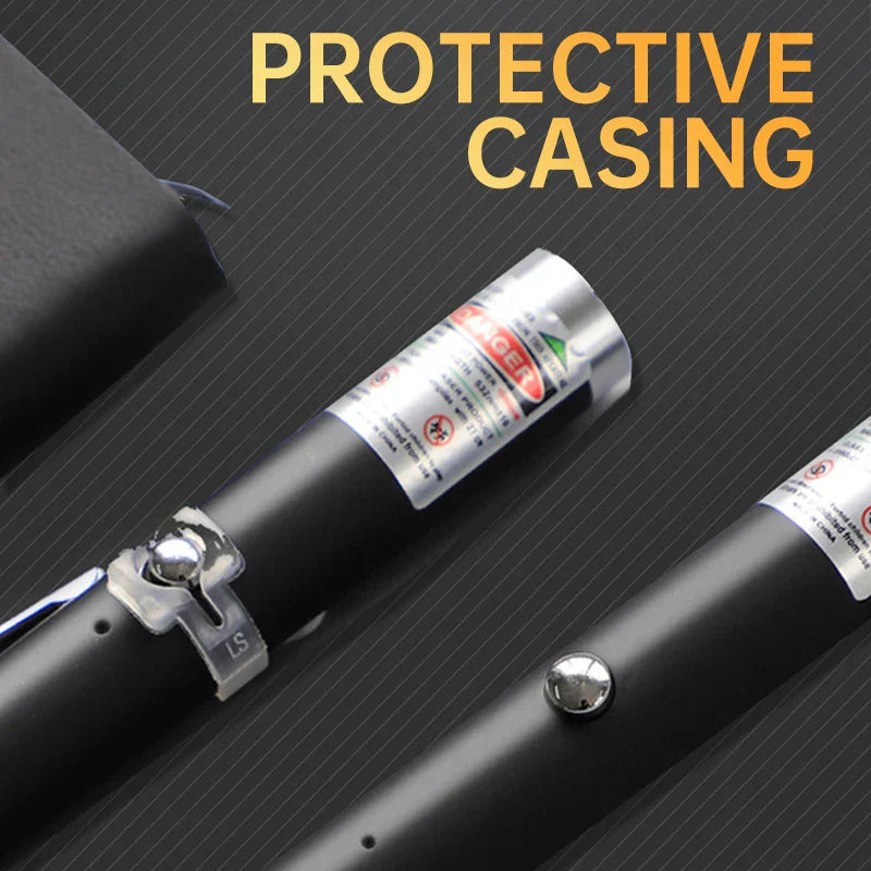 रातो लेजर पोइन्टर सिंगल पोइन्ट लामो दायरा लेजर पेन अन्तरक्रियात्मक बिरालो पाल्तु कुकुर रातो डट चेस लाइट खेलौना पैदल यात्राको लागि उपयुक्त