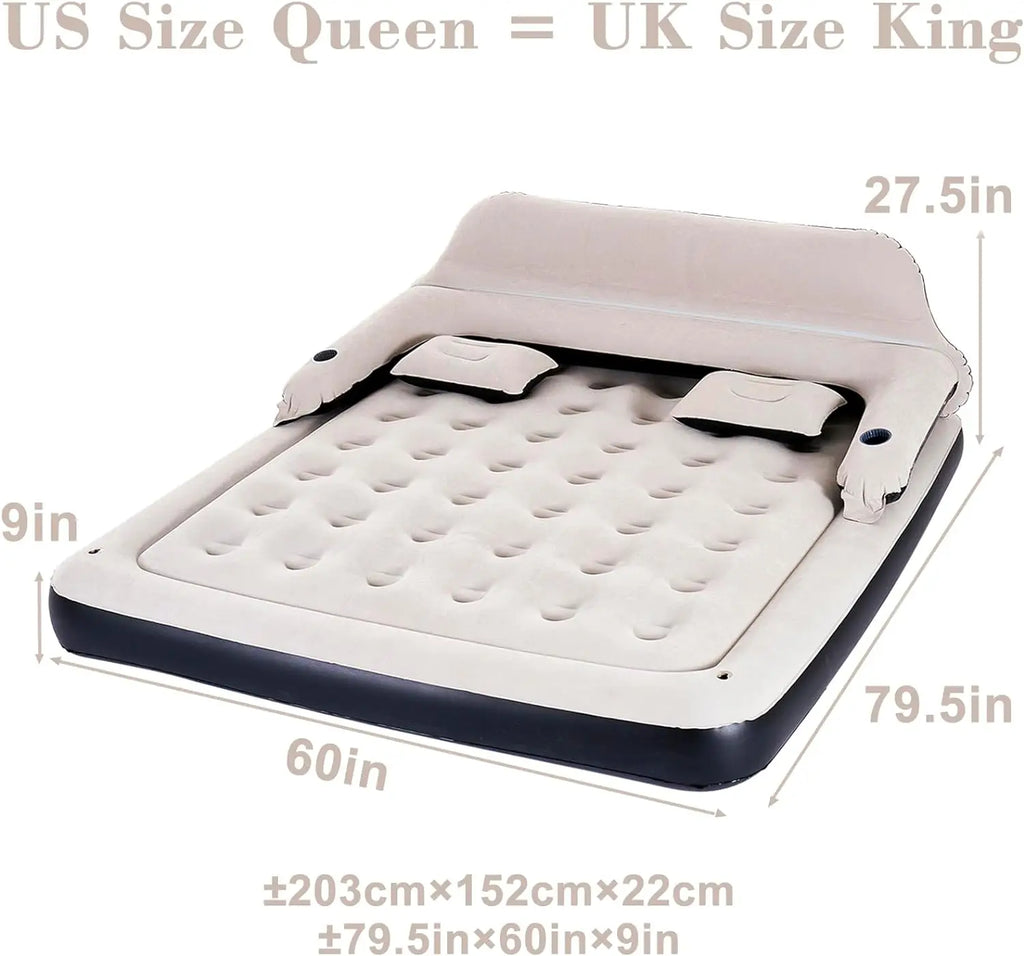 थोक ठूलो आकारको इन्फ्लेटेबल ओछ्यान साधारण पोर्टेबल एयर कुशन ओछ्यान बाहिरी घरायसी इन्फ्लेटेबल ओछ्यान