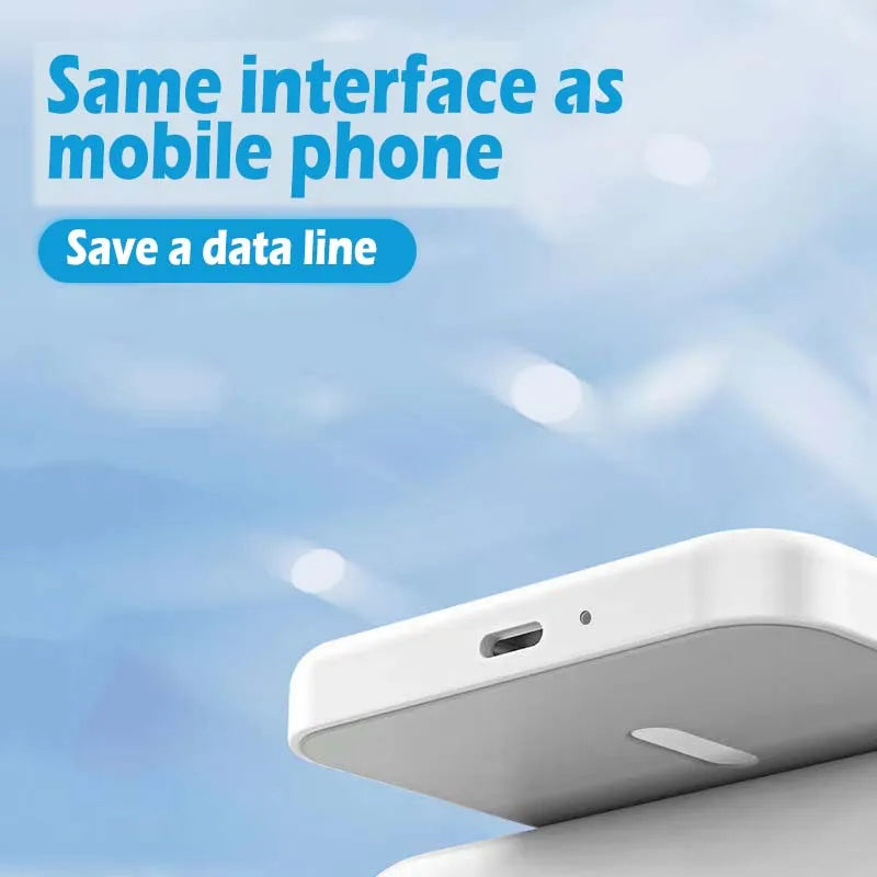 स्लिम ५०००/१००००mAh म्यागसेफ पावर बैंक - आईफोन ११,१२,१३,१४,१५ सिरिजको लागि USB-C सहितको चुम्बकीय वायरलेस चार्जर